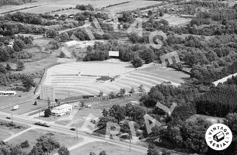 M-104 Drive-In Theatre - Vintage Aerial